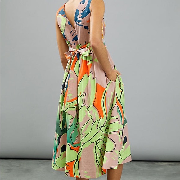 Roopa Pemmaraju Nerida Midi Dress - Anthropologie - Picture 2 of 14